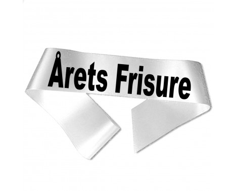 Årets Frisure - Sort tryk - Ordensbånd