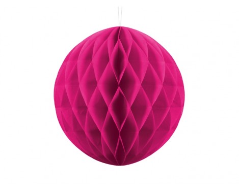 Fuchsia honeycomb 30 cm - papir bikube