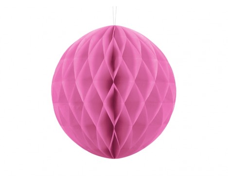 Pink honeycomb 30 cm - papir bikube