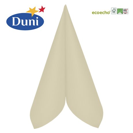 20 stk. Creme Duni middagsservietter- Tissue