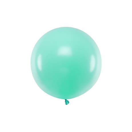 1 stk Stor pastel mint ballon - 60 cm