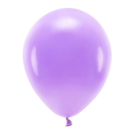 10 stk. Økologiske lavendel balloner str. 12"