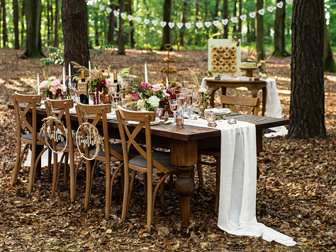 Skov tema til bryllup